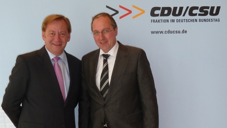 Minister Jost de Jager zu Besuch bei der CDU/CSU-Bundestagsfraktion Minister Jost de Jager zu Besuch bei der CDU/CSU-Bundestagsfraktion