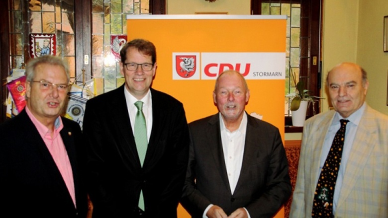 Gero Storjohann und Rainer Wiegard zu Gast bei der CDU Bad Oldesloe