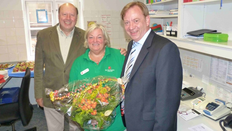 Persönliche Gratulation zum Jubiläum Persönliche Gratulation zum Jubiläum