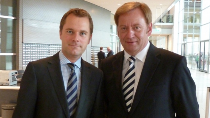 Bundesminister Daniel Bahr, MdB und Ingo Gädechens, MdB