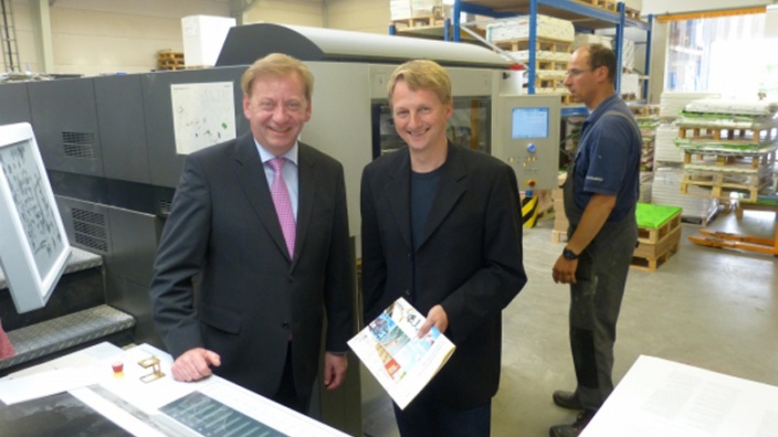 Ingo Gädechens, MdB, Olaf Eggers (Inhaber Druckerei Eggers)