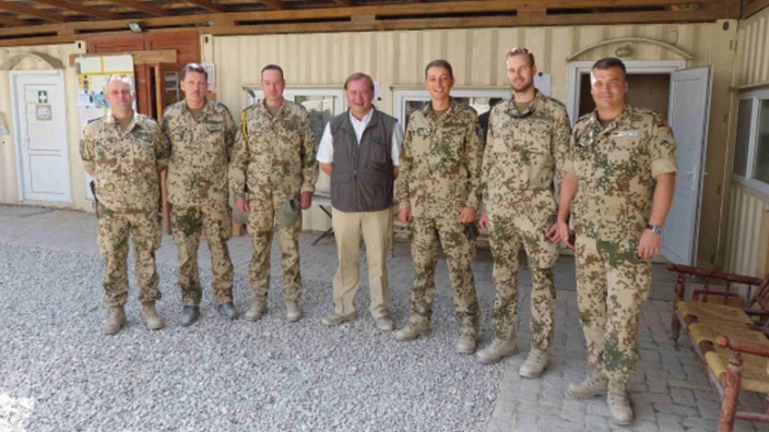 Ingo Gädechens auf Truppenbesuch in Afghanistan